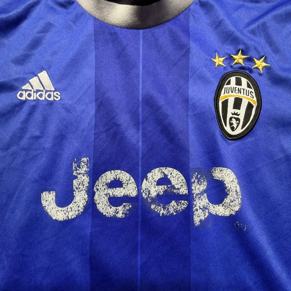 Adidas Juventus 2016-2017‎ Away Jersey Size Medium Men's Blue Jeep